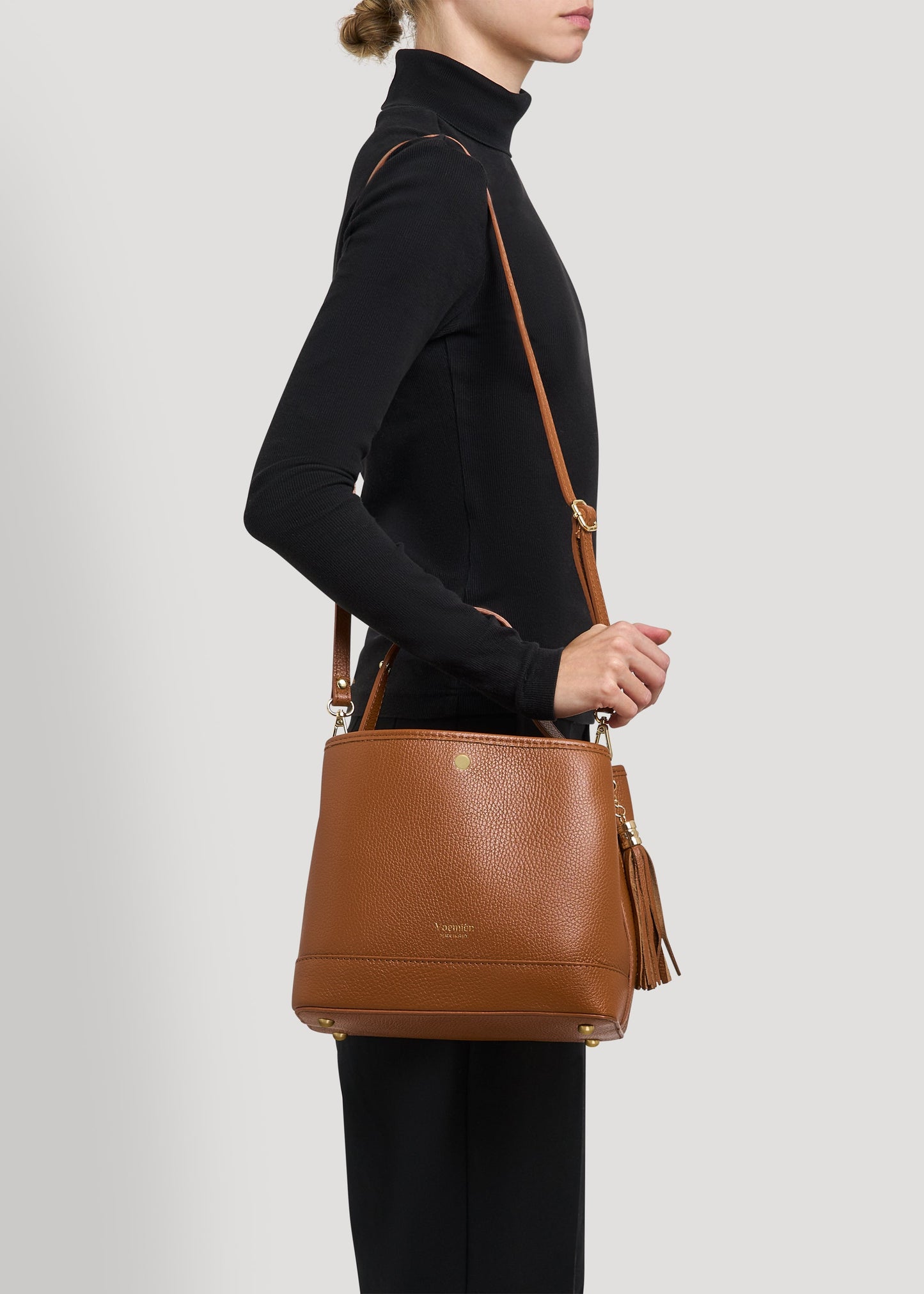 Borsa Kendy in pelle Dollaro Cuoio