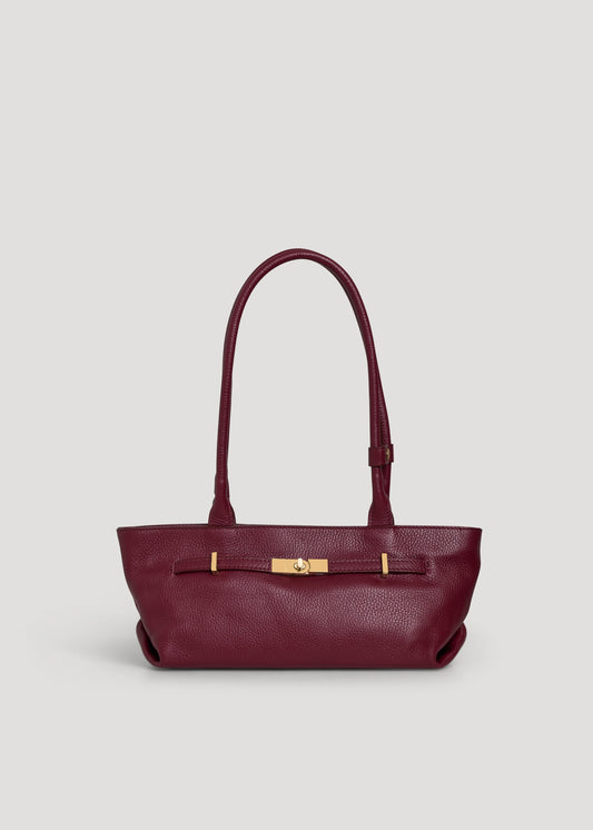 Borsa Lola in Pelle Togo Borgogna