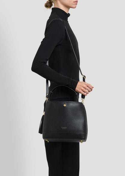 Borsa Kendy in pelle Dollaro Nera