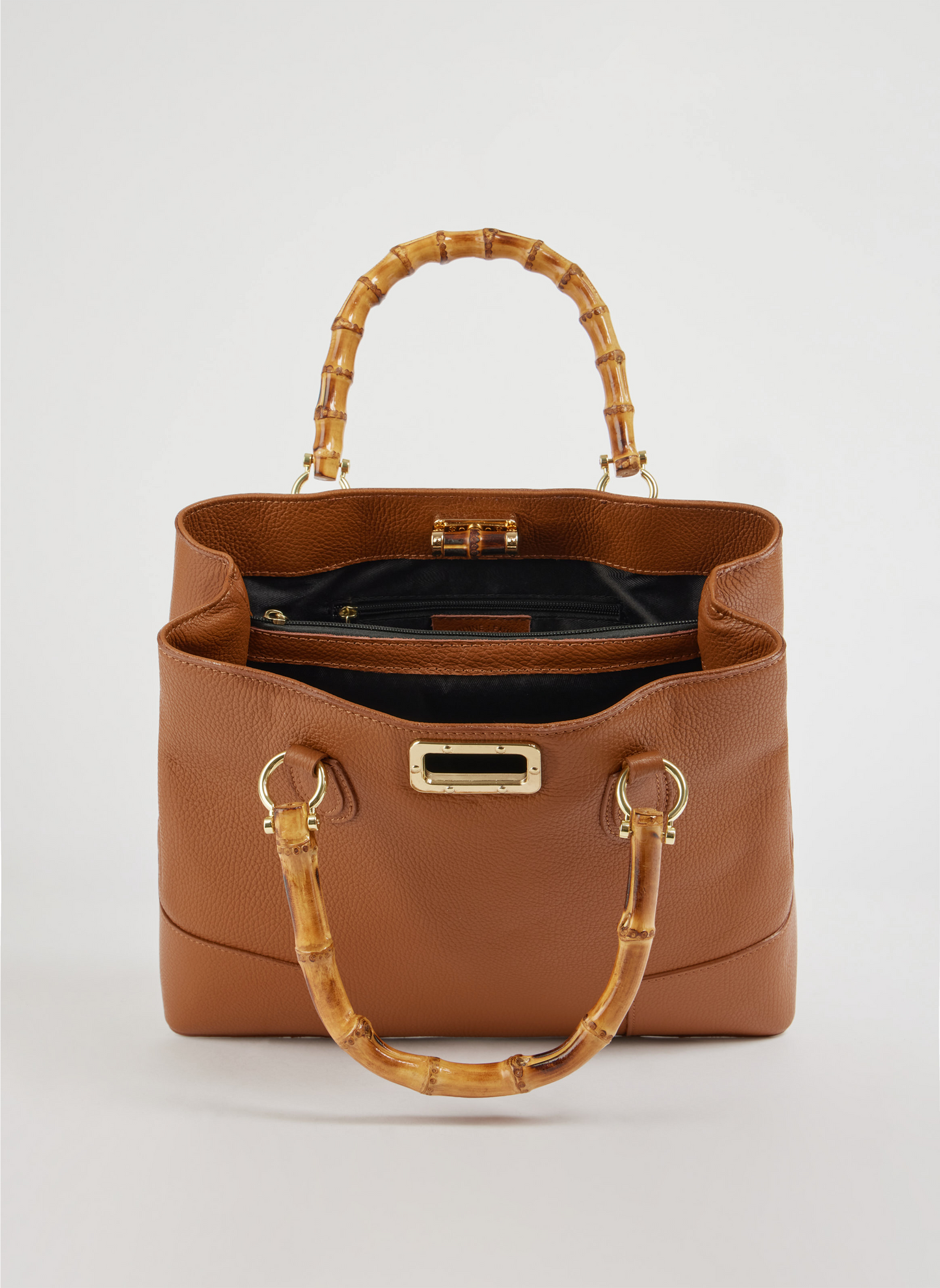 Borsa Bamboo Babe in pelle Dollaro Cuoio