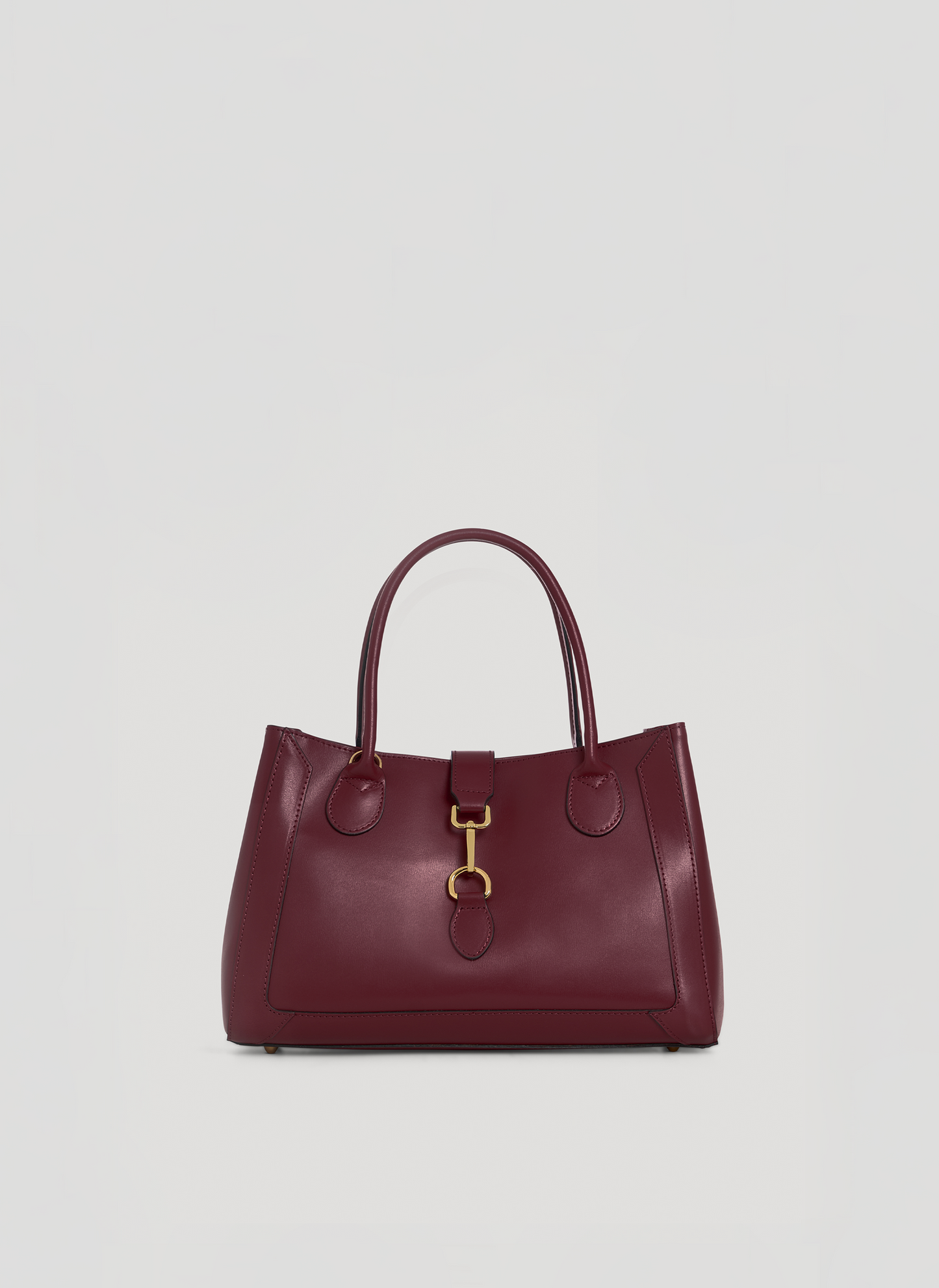 Borsa Chloe micro in pelle spazzolata Borgogna