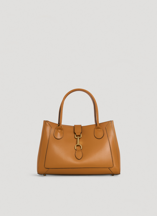 Borsa Chloe micro in pelle spazzolata Cuoio