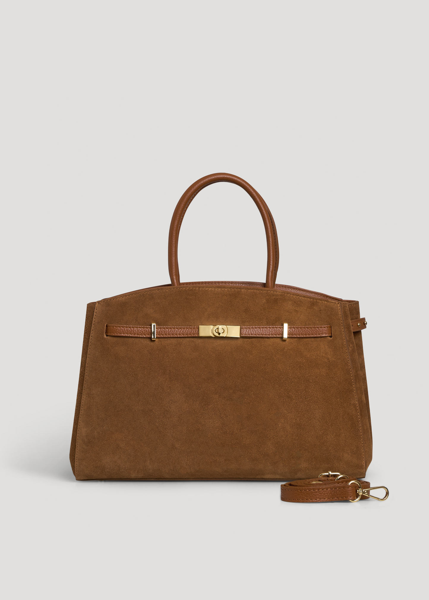 Borsa Driade in Camoscio e Pelle Cuoio