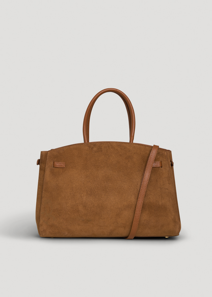 Borsa Driade in Camoscio e Pelle Cuoio