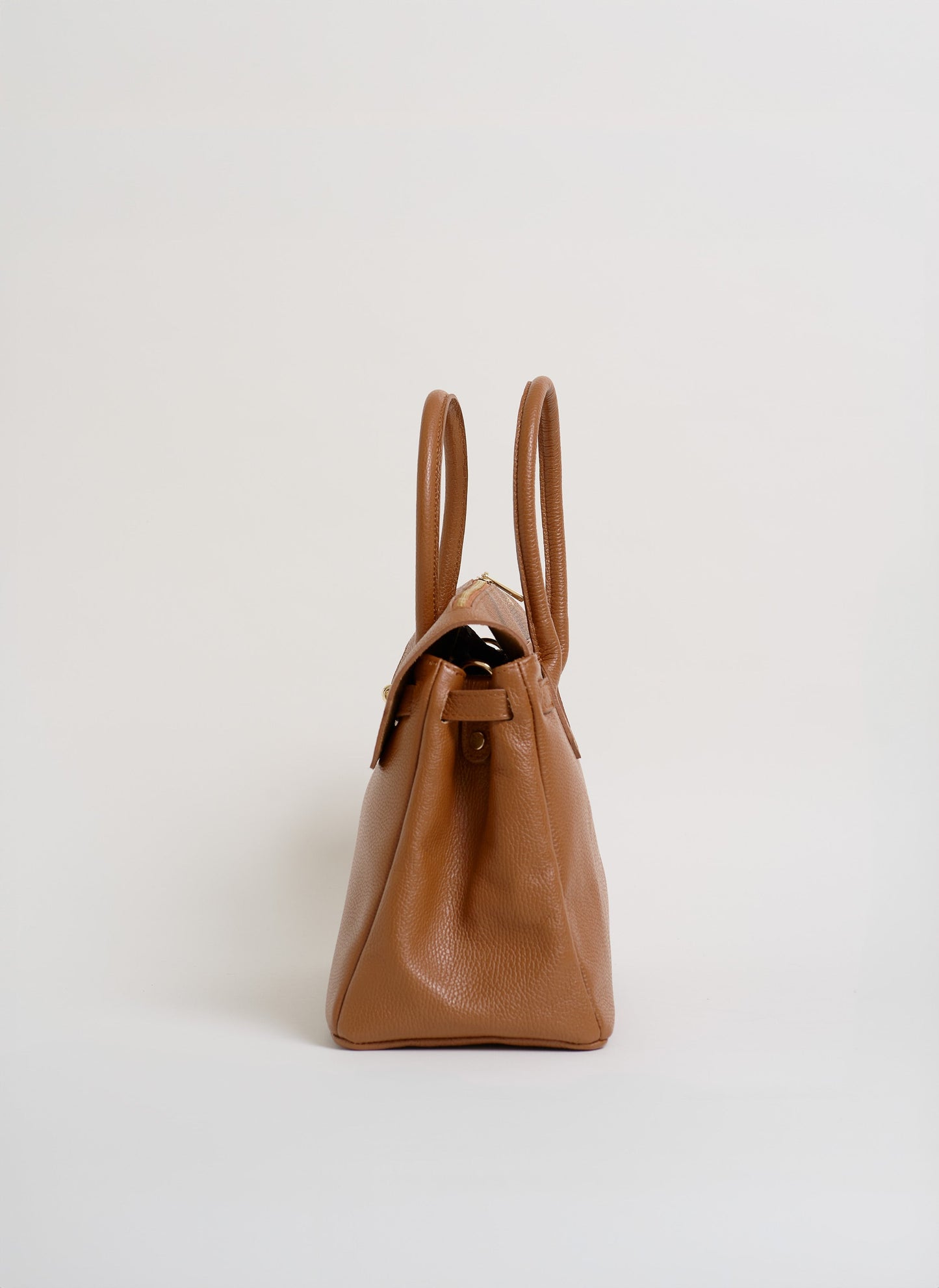 Borsa Elizabeth in Pelle Togo Cuoio