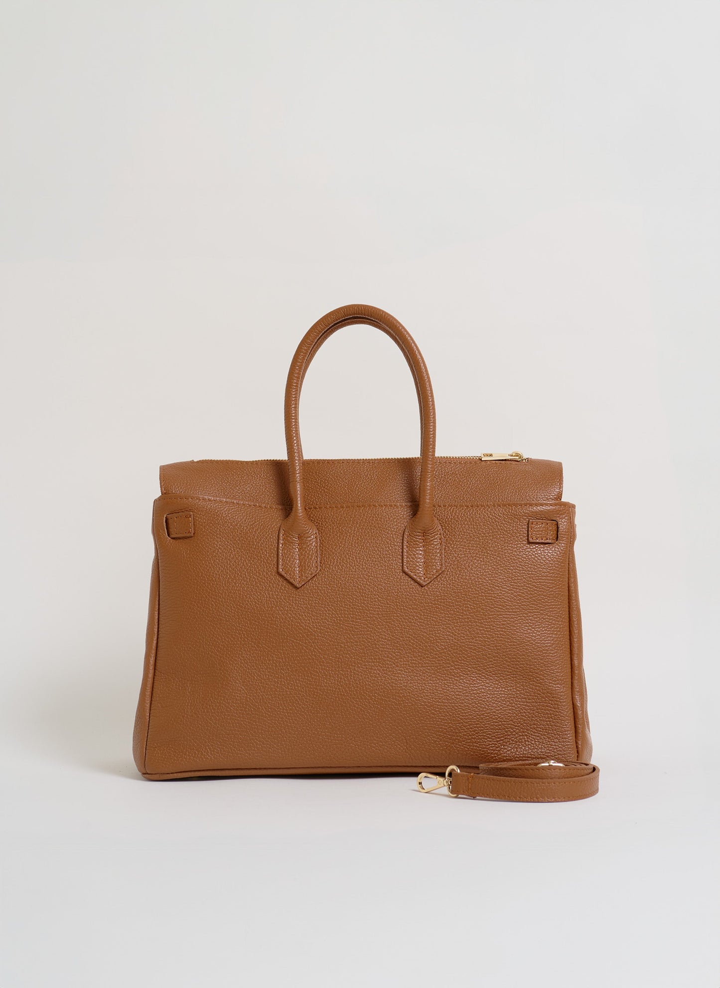 Borsa Elizabeth in Pelle Togo Cuoio