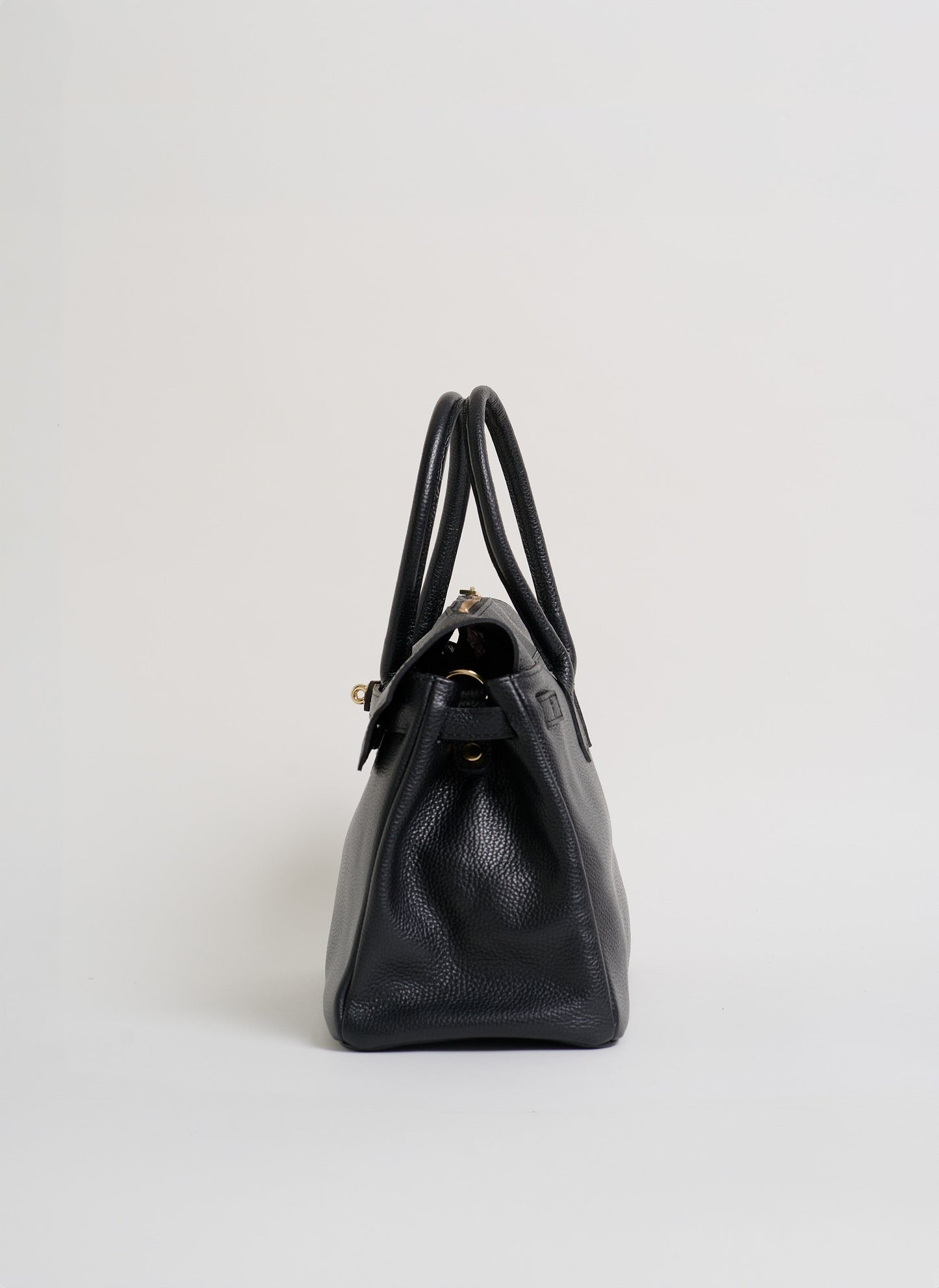 Borsa Elizabeth in Pelle Togo Nera