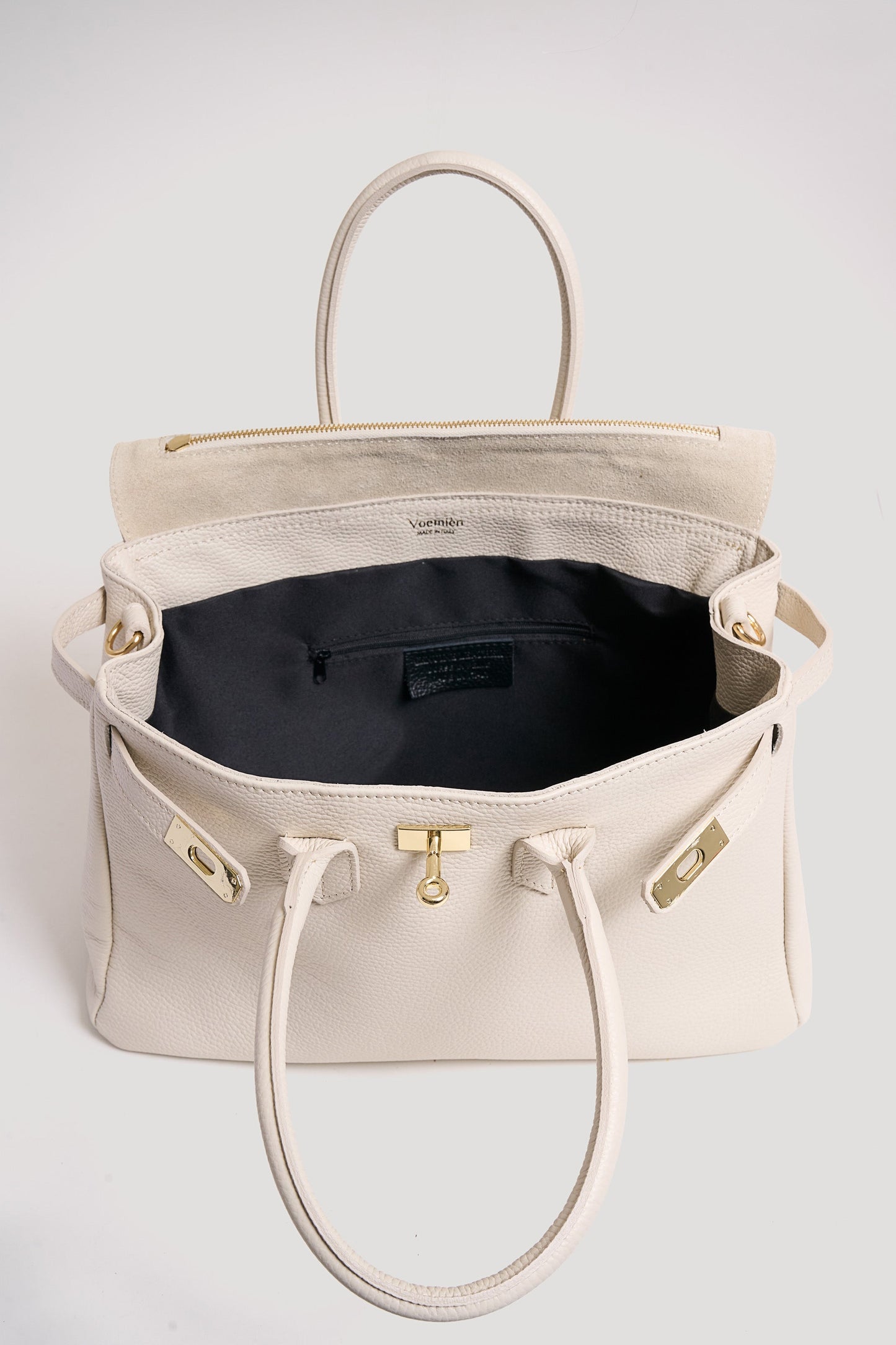 Borsa Elizabeth in Pelle Togo Panna