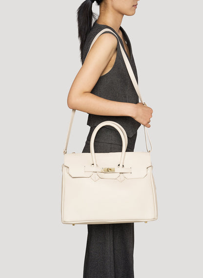 Borsa Elizabeth in Pelle Togo Panna