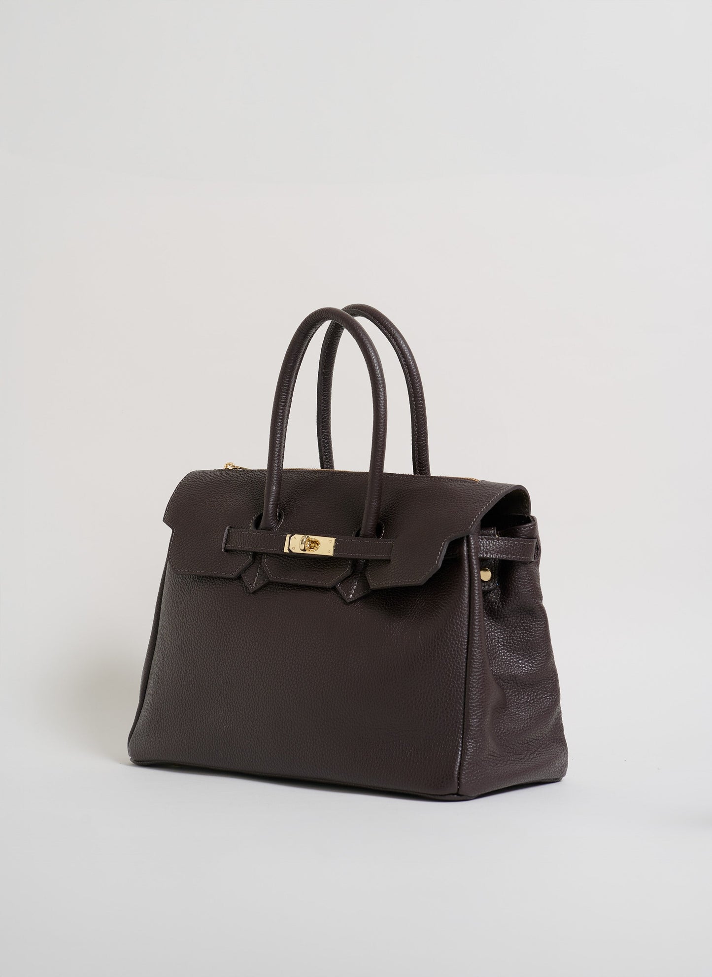 Borsa Elizabeth in Pelle Togo Testa di Moro