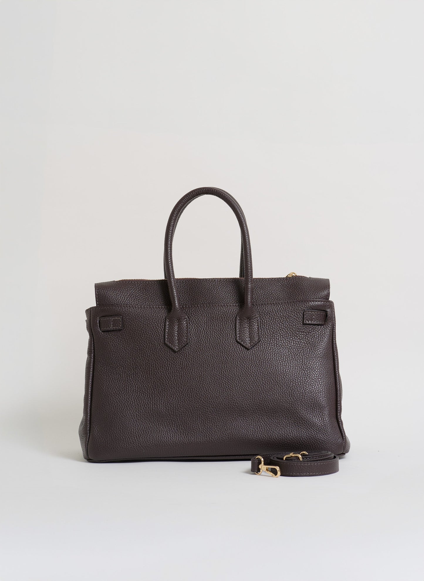 Borsa Elizabeth in Pelle Togo Testa di Moro