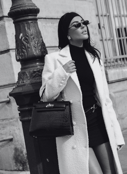 Borsa Zaira Limited Edition in Pelle Coco Bordeaux