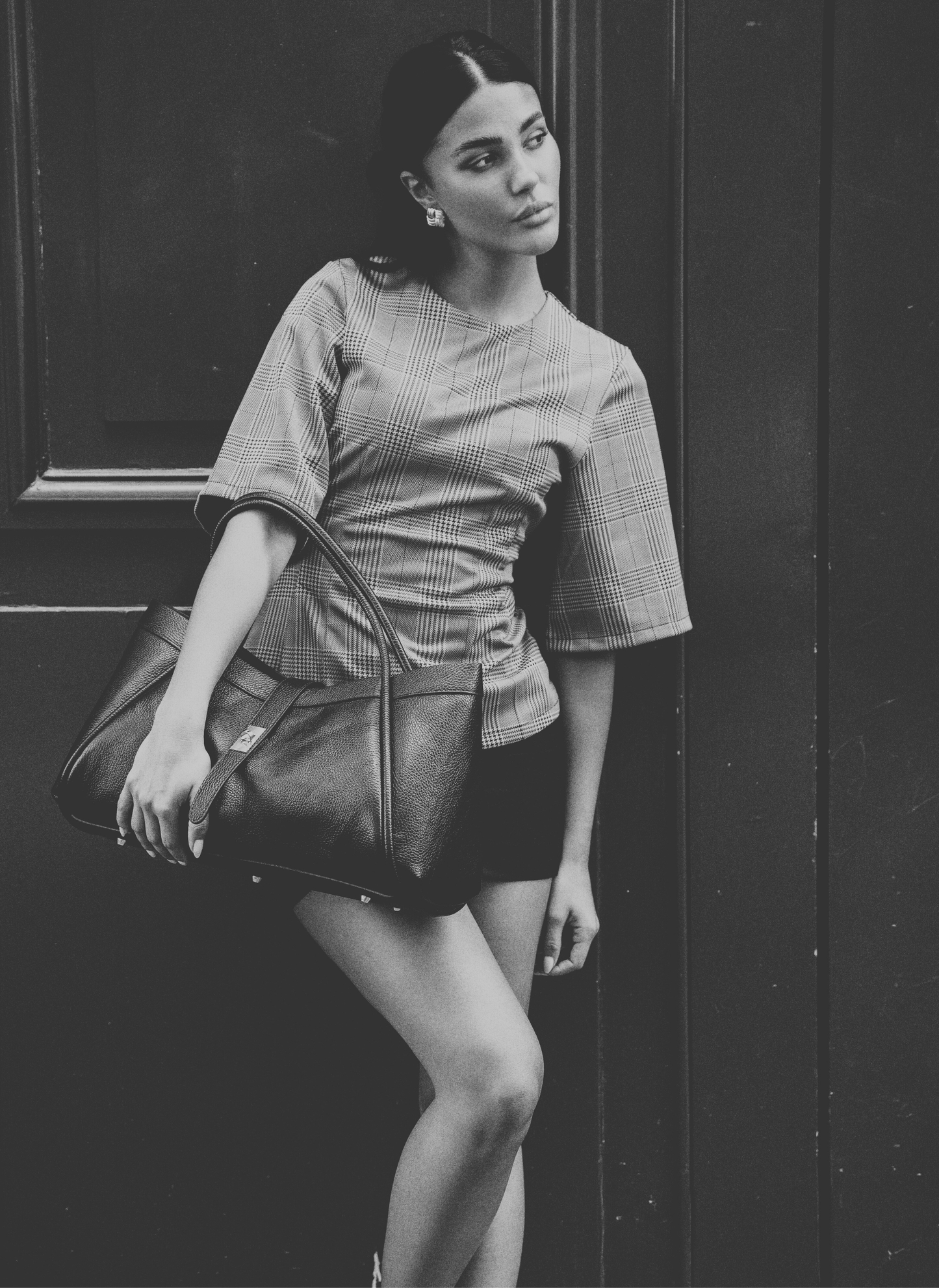 Borsa Mayfair in Pelle Togo Cuoio