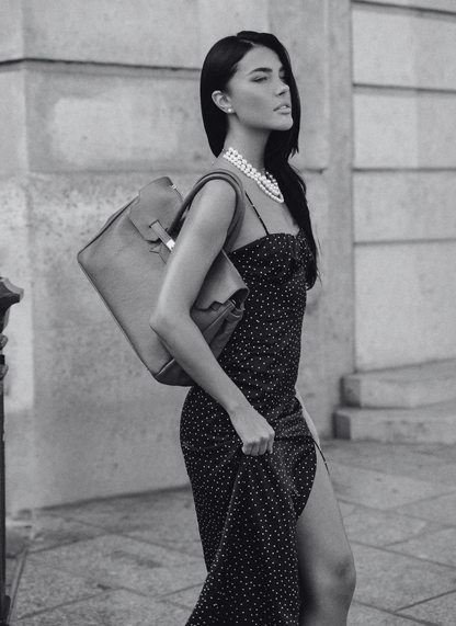 Borsa Elizabeth in Pelle Togo Borgogna