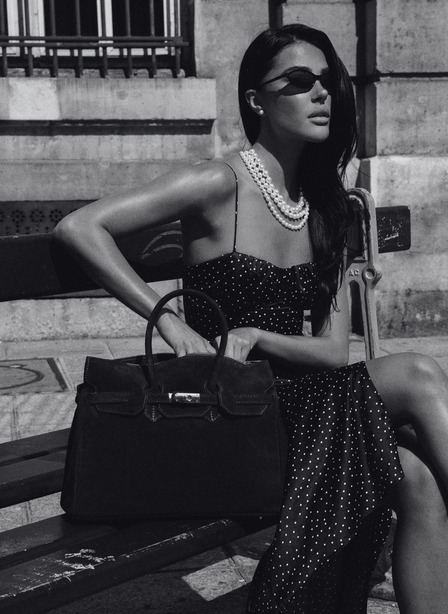 Borsa Elizabeth in Camoscio Borgogna