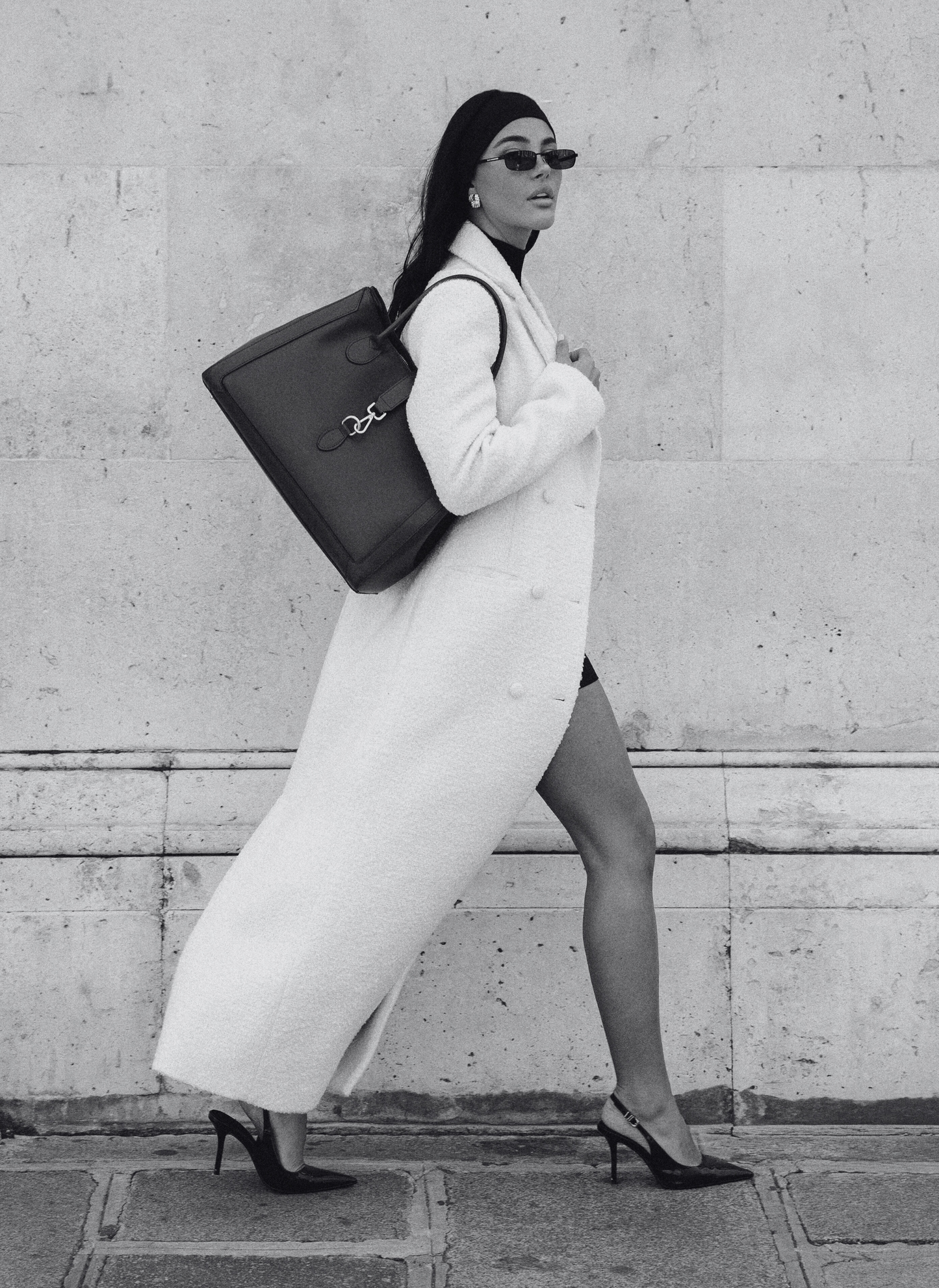 Borsa Chloe in pelle spazzolata Testa di moro