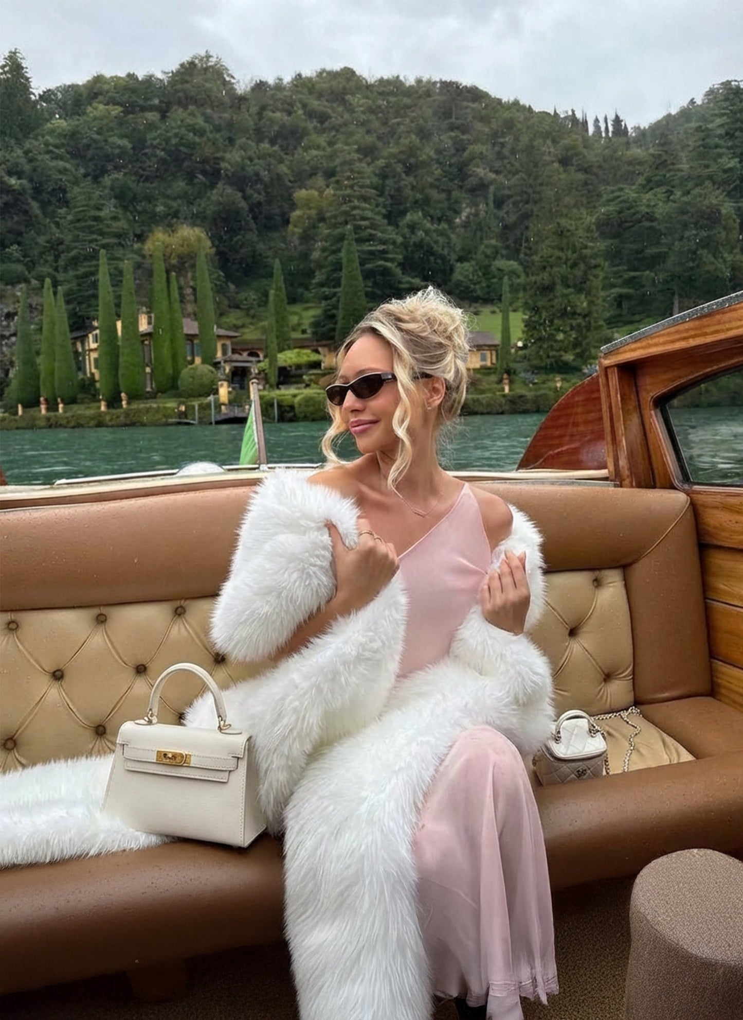 Borsa Victoria in pelle Epson Beige