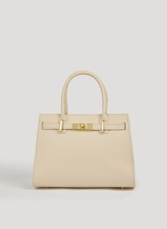 Borsa Grace in pelle Togo Beige