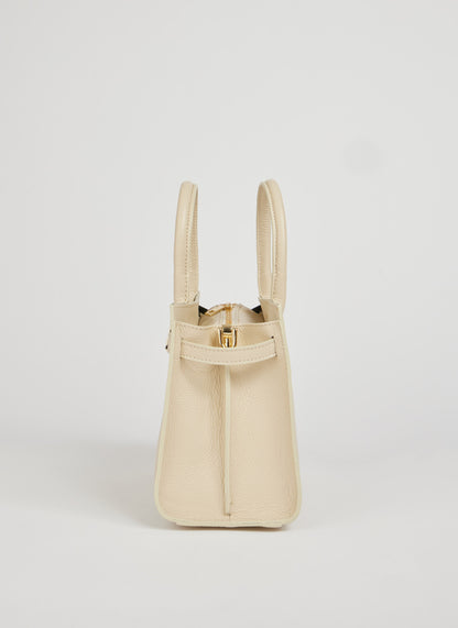 Borsa Grace in pelle Togo Beige