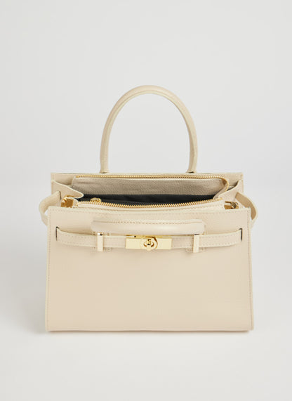 Borsa Grace in pelle Togo Beige