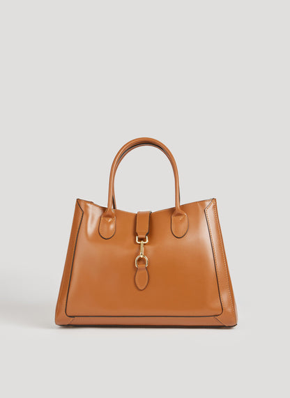 Borsa Chloe in pelle spazzolata Cuoio