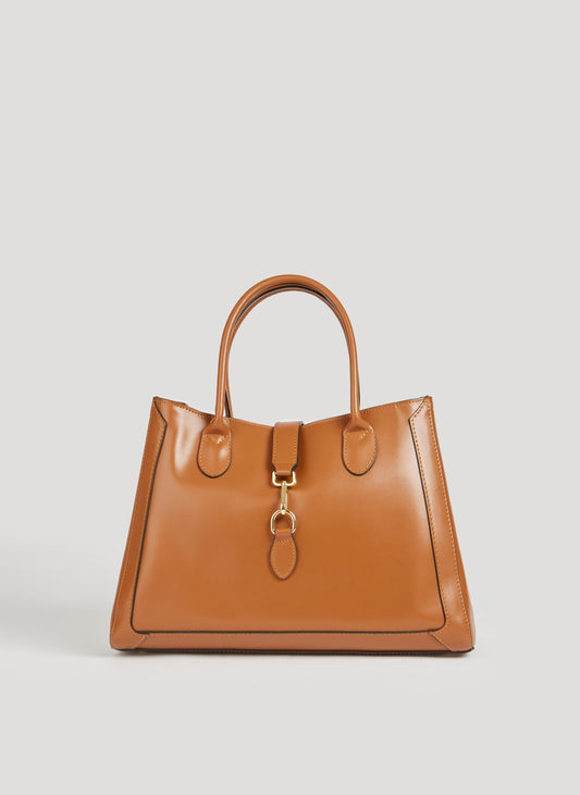 Borsa Chloe in pelle spazzolata Cuoio