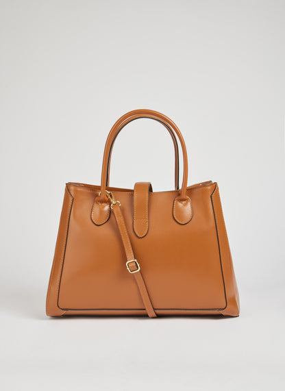 Borsa Chloe in pelle spazzolata Cuoio