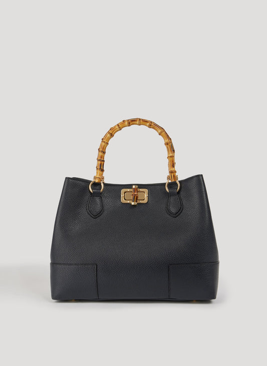 Borsa Bamboo Babe in pelle Dollaro Nera