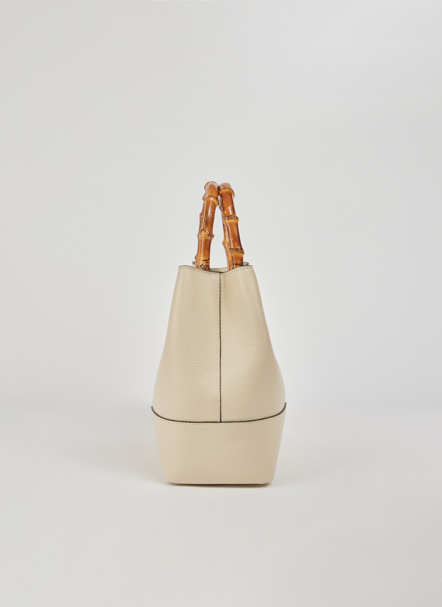 Borsa Bamboo Babe in pelle Dollaro Beige