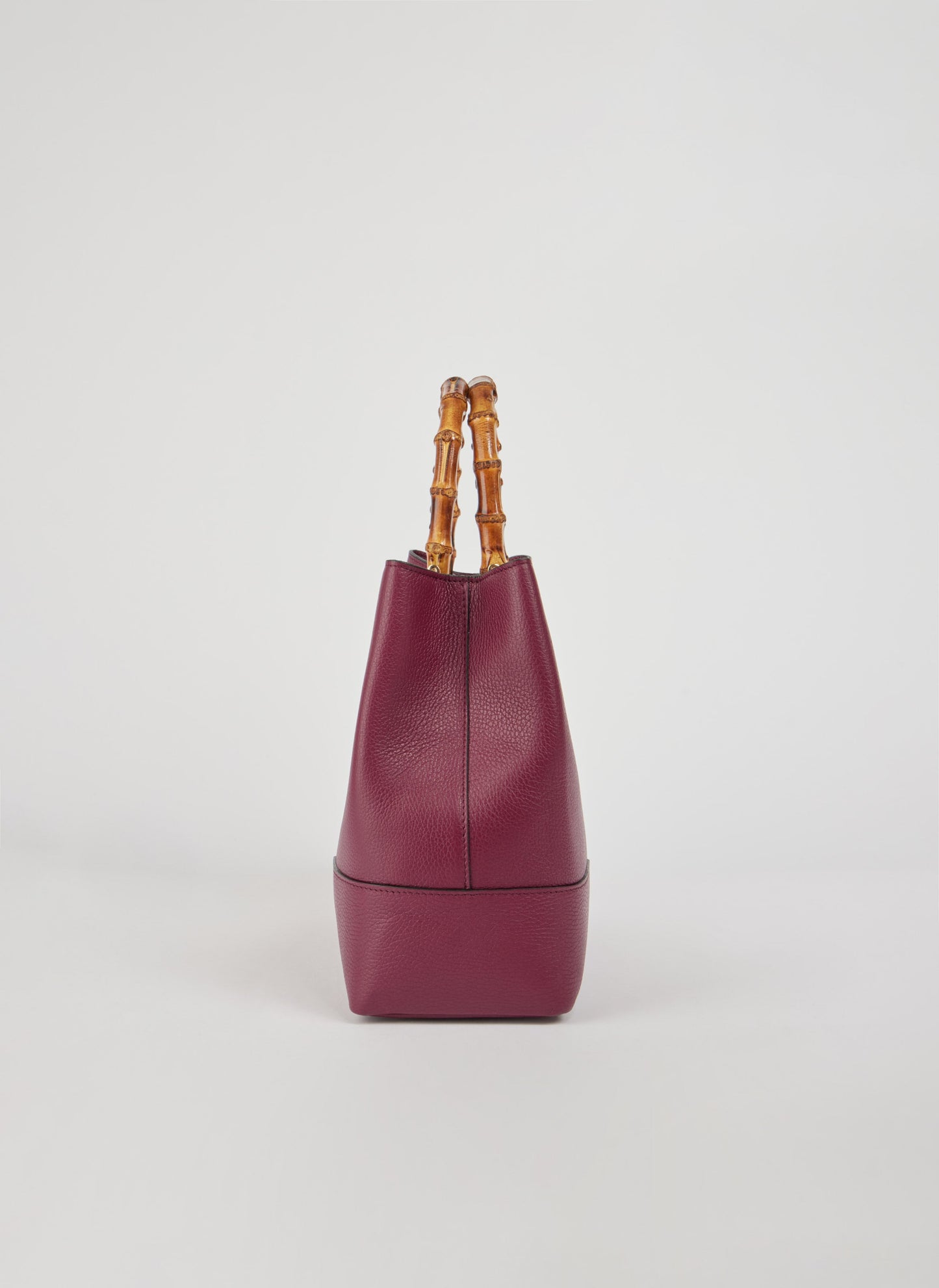 Borsa Bamboo Babe in pelle Dollaro Borgogna