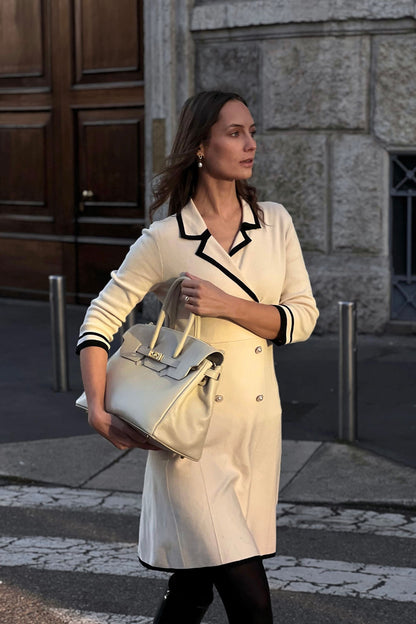 Borsa Elizabeth in Pelle Togo Panna